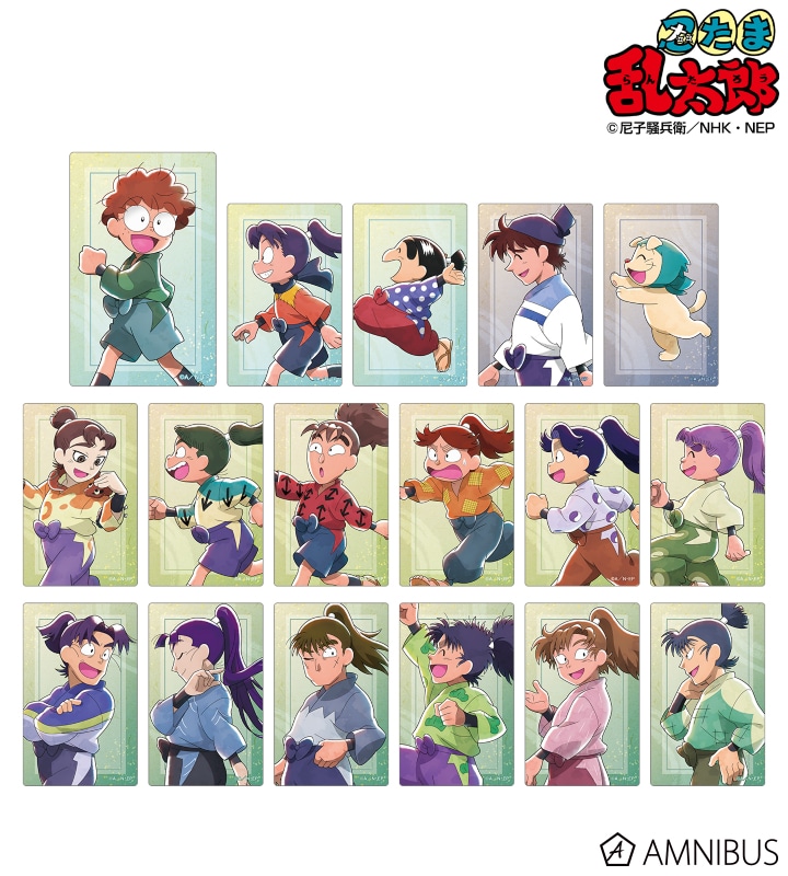 忍たま乱太郎 描き下ろし みんなで歩むの段ver. トレーディングカードステッカー