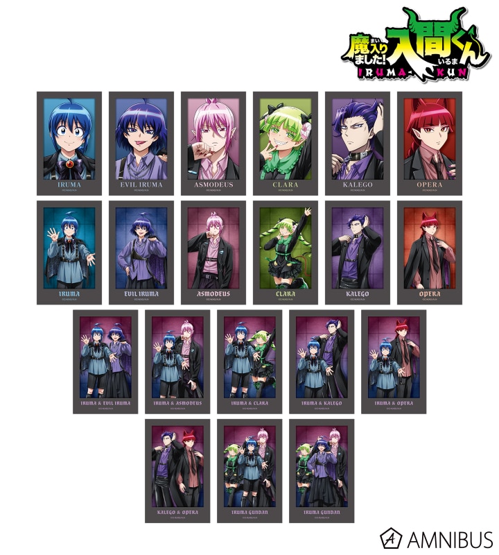 魔入りました! 入間くん 描き下ろし ブラックコーデver. トレーディングインスタントカメラ風イラストカード 2025年10月下旬発売予定