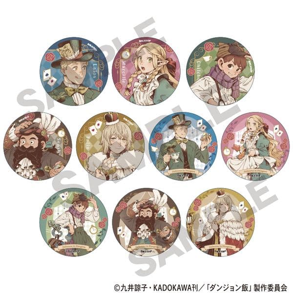ダンジョン飯 トレーディング缶バッジ 童話 【1BOX】 キャラアニで
                                                2025年9月発売