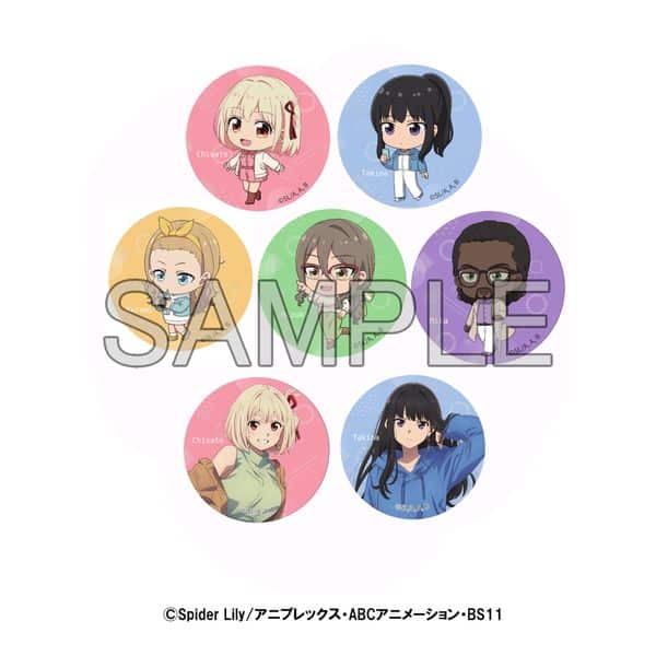 リコリス・リコイル × すみだスタンプラリー トレーディング缶バッジ 【1BOX】 キャラアニで
                                                2025年11月発売