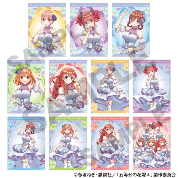 五等分の花嫁 トレーディングブロマイド 紫陽花ドレス  キャラアニで
                                                2025年09月発売