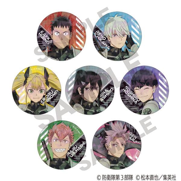 怪獣8号 トレーディングホログラム缶バッジ 【1BOX】 キャラアニで
                                                2025年9月発売