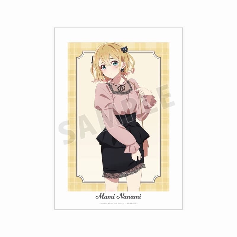 彼女、お借りします (かのかり) 描き下ろし 七海麻美 ガーリーファッションver. A3マット加工ポスター
 
2024年6月17日発売
 アニメイトで取扱中