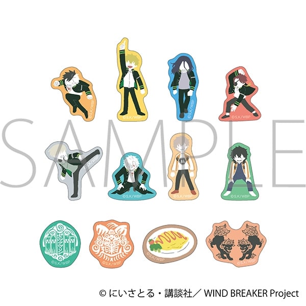 ウィンドブレイカー (ウィンブレ) フレークステッカー/ゆるパレット
 
2025年10月4日発売