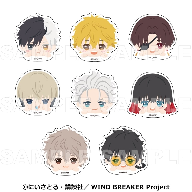 ウィンドブレイカー (ウィンブレ) 【ちょこっテ!】 トレーディングステッカー
 
2025年10月下旬発売