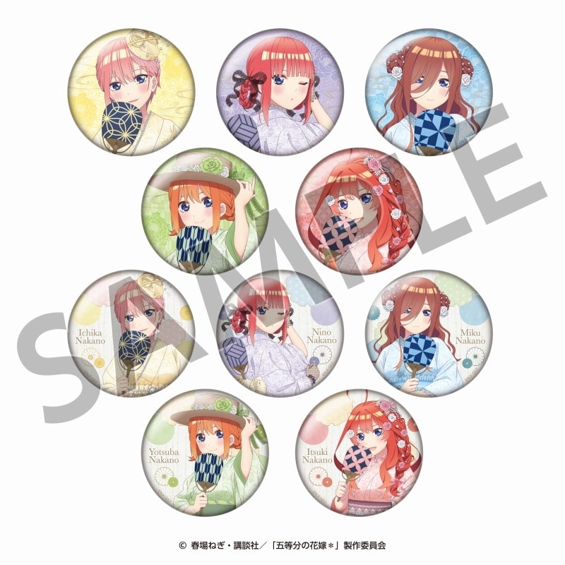 五等分の花嫁* トレーディング缶バッジ(全10種)
 
2025年09月中旬発売