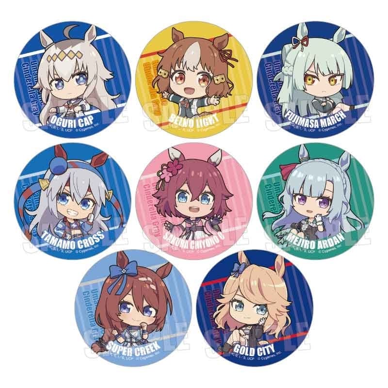 アニメウマ娘 シンデレラグレイ トレーディング缶バッジ ぷかっしゅ
 
2025年10月下旬発売
 【アニメイト】