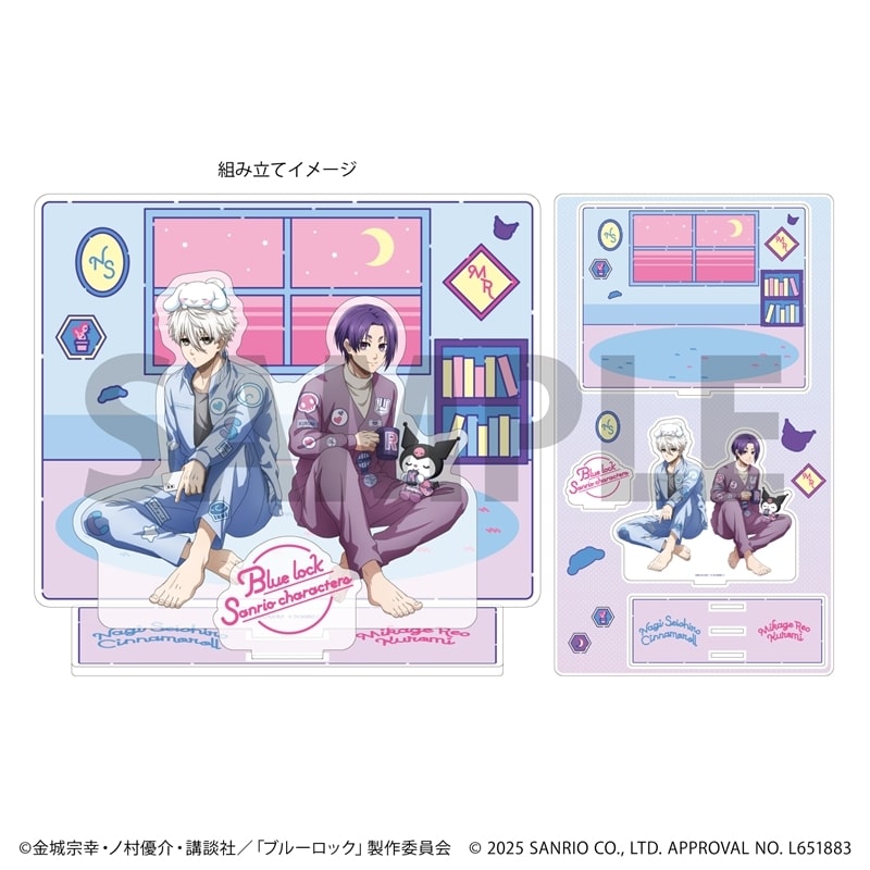 ブルーロック×サンリオキャラクターズ プレミアム アクリルジオラマプレート5月集合デザイン(コラボイラスト)
 
2025年10月発売
で取扱中 (アニメイト)