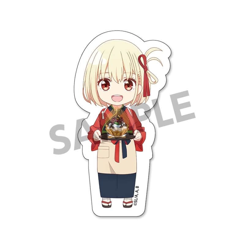 リコリス・リコイル (リコリコ) ぴくりる! ダイカットステッカー vol.2 錦木千束 喫茶リコリコ制服 ver.
 
2025年10月発売
で取扱中 (アニメイト)
