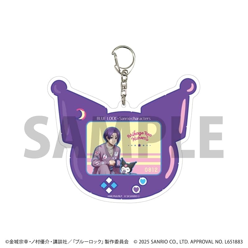 ブルーロック×サンリオキャラクターズ デカアクリルキーホルダー20/御影玲王×クロミ(コラボイラスト)
 
2025年10月発売