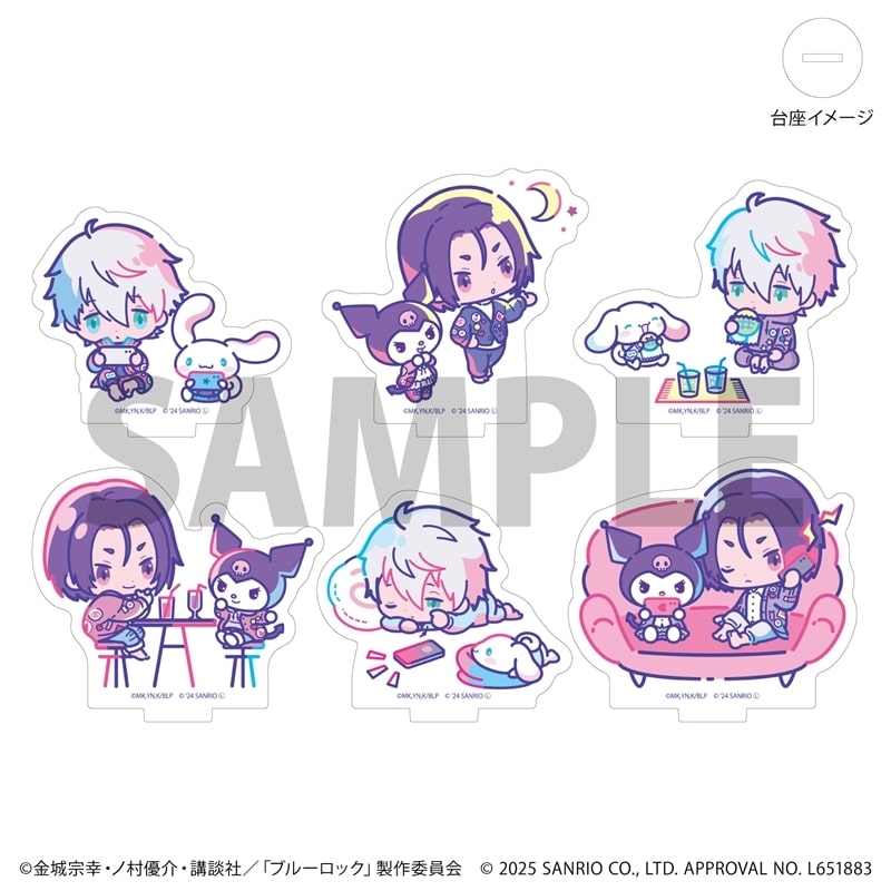 ブルーロック×サンリオキャラクターズ アクリルぷちスタンド3月ブラインド(全6種)(コラボイラスト)
 
2025年10月発売
で取扱中 (アニメイト)