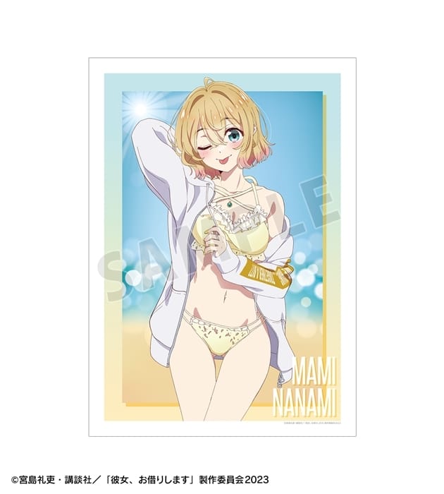彼女、お借りします (かのかり) arti-mate A3マット加工ポスター 七海麻美 描き下ろし 水着ver.[アニメイト限定]
 
2025年2月18日発売