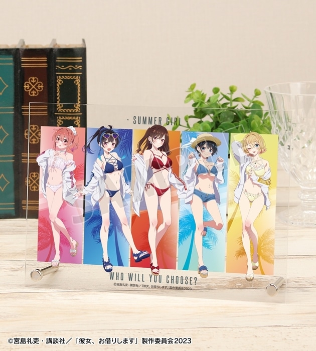 彼女、お借りします (かのかり) arti-mate A5アクリルパネル 集合 描き下ろし 水着ver.[アニメイト限定]
 
2025年2月18日発売
