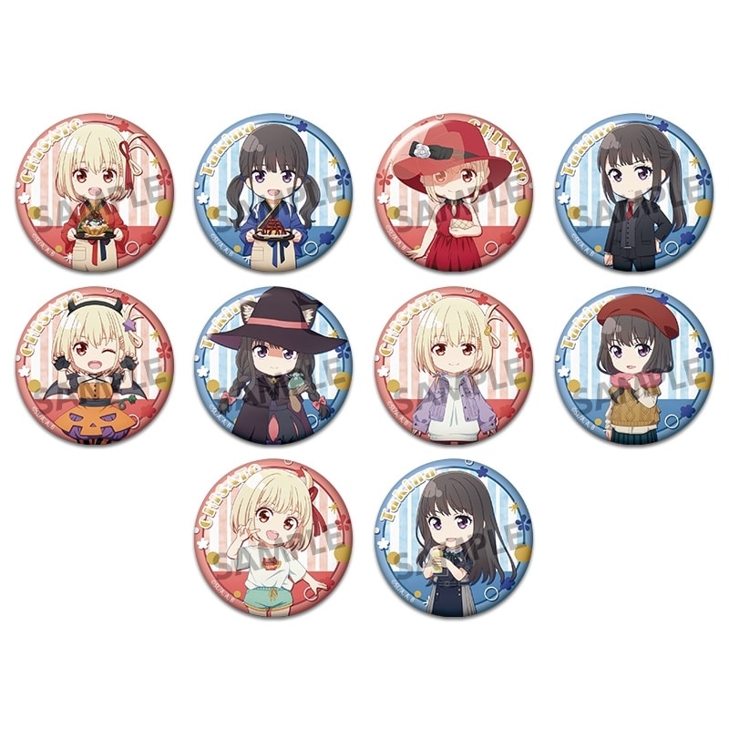 リコリス・リコイル (リコリコ) ぴくりる! トレーディング缶バッジ
 
2025年10月発売