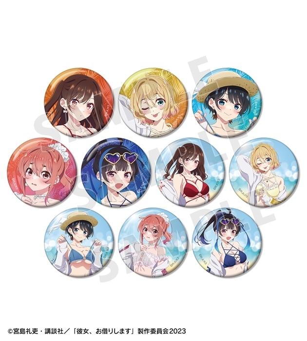 彼女、お借りします (かのかり) arti-mate トレーディング缶バッジ 描き下ろし 水着ver.[アニメイト限定]
 
2025年2月18日発売