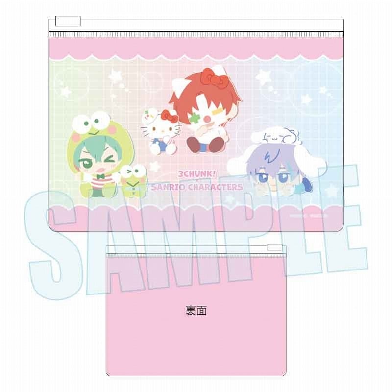 さんちゃんく!×サンリオキャラクターズ フラットポーチ B
 
2024年3月2日発売
で取扱中 (アニメイト)
