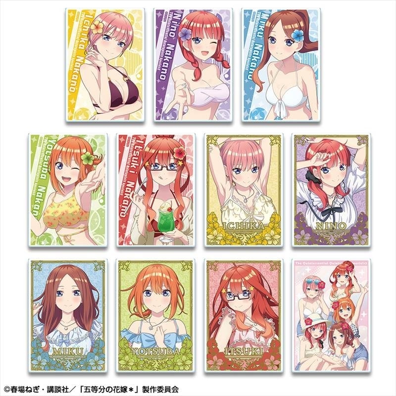 五等分の花嫁* 11個入りトレーディングアクリルカード【再販】
 
2025年09月下旬発売