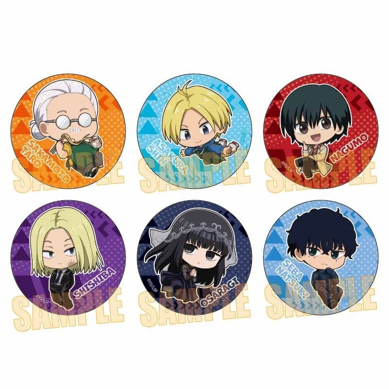 サカモトデイズ トレーディング缶バッジ ぷかっしゅ 
2025年10月下旬発売