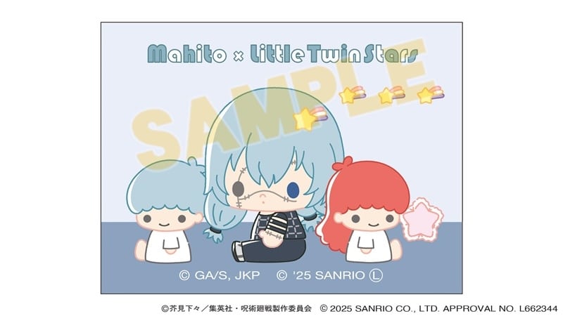 呪術廻戦 サンリオキャラクターズ キャンバスマグネット 真人×リトルツインスターズ 2025Ver.
 
2025年10月31日発売