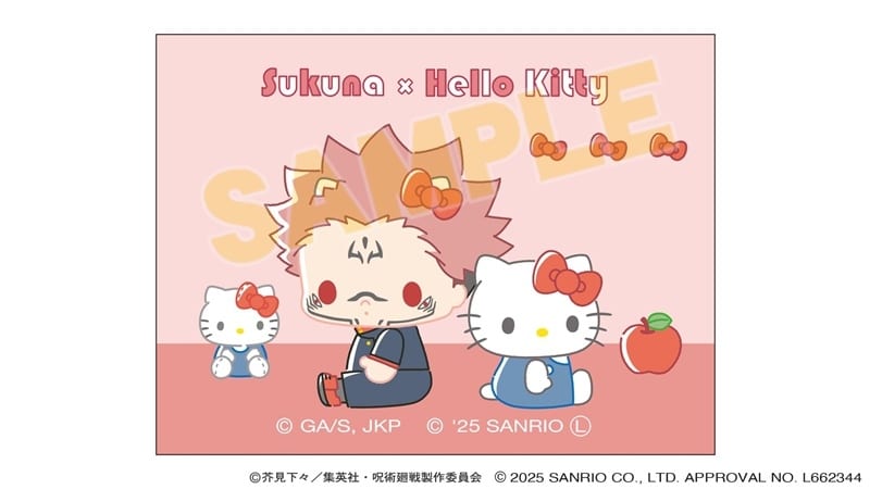 呪術廻戦 サンリオキャラクターズ キャンバスマグネット 宿儺×ハローキティ 2025Ver.
 
2025年10月31日発売