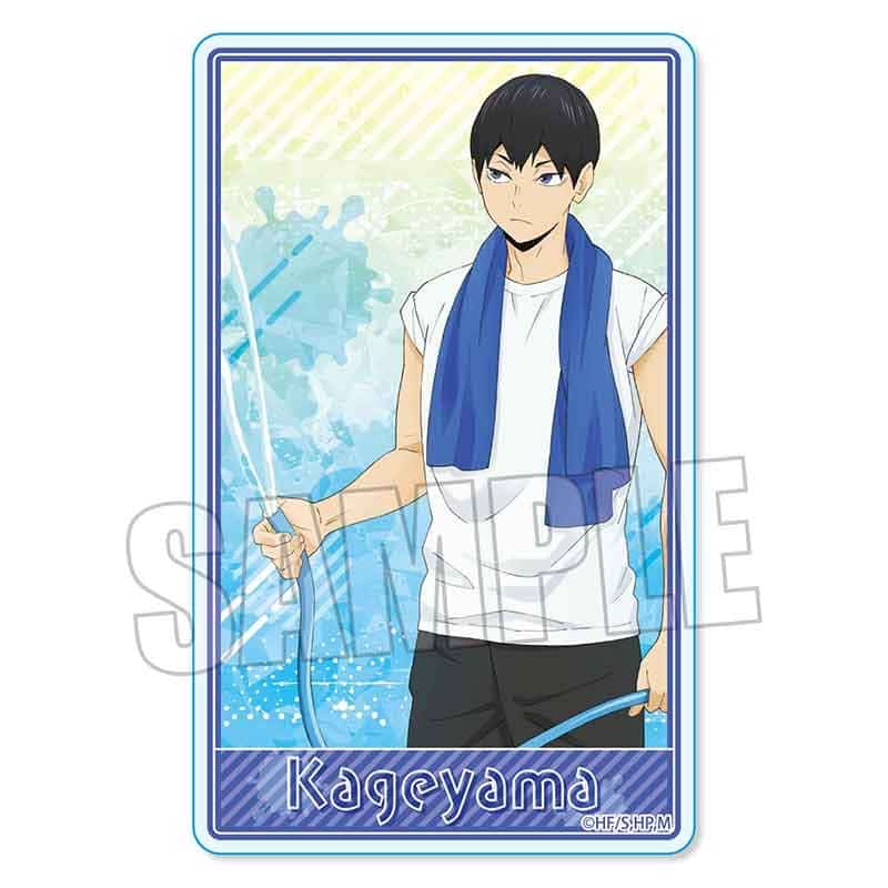 ハイキュー!! アクリルカード 影山 飛雄 プール掃除ver.【再販】
 アニメイトで
2025年10月下旬発売