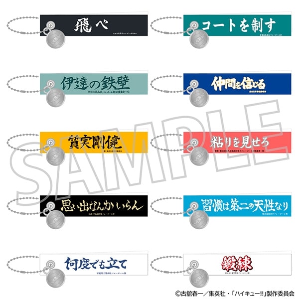 ハイキュー!! リボンチャームコレクション/vol.1
 アニメイトで
2025年10月24日発売
