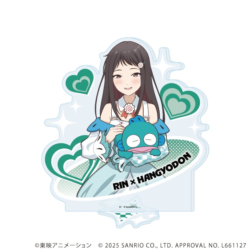 ガールズバンドクライ×サンリオキャラクターズ アクリルスタンド8月リン×ハンギョドン(コラボイラスト)
 
2025年10月発売