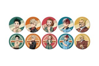 僕のヒーローアカデミア トレーディングマット缶バッジ アメリカンレトロVer. 全10種
 
2025年11月7日発売
で取扱中