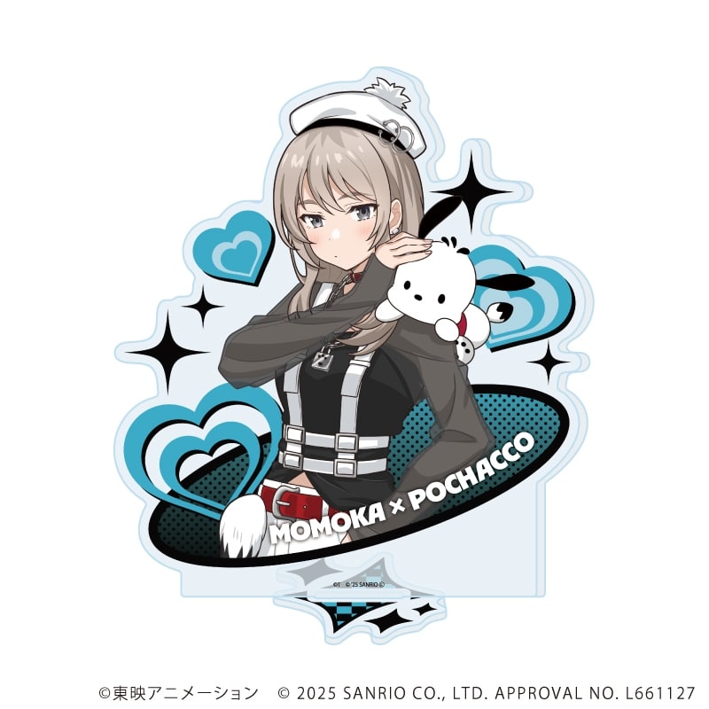 ガールズバンドクライ×サンリオキャラクターズ アクリルスタンド2月河原木 桃香×ポチャッコ(コラボイラスト)
 
2025年10月発売