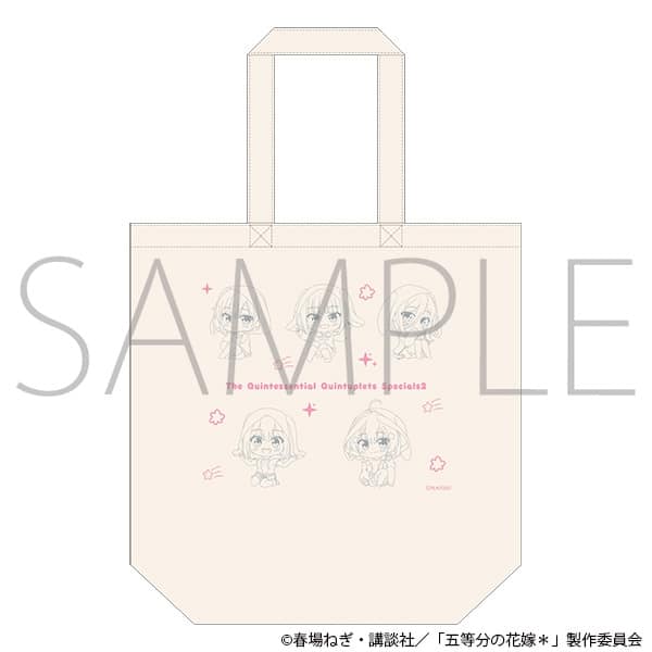 五等分の花嫁* トートバッグ
 
2025年10月4日発売
で取扱中 (アニメイト)