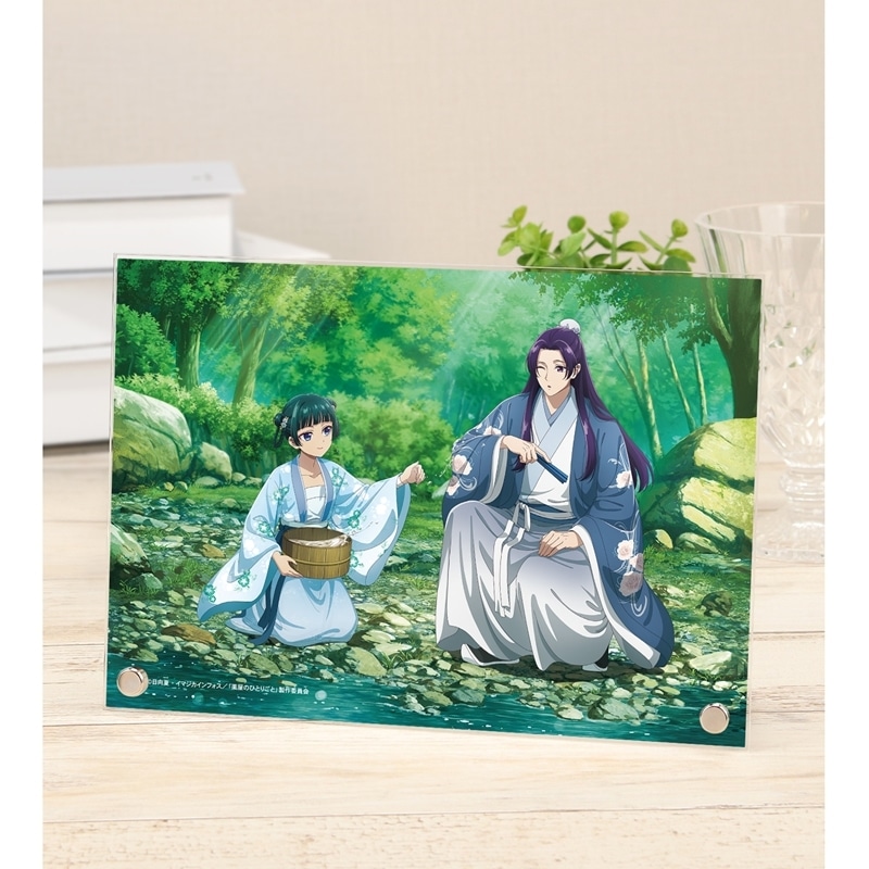 TVアニメ『薬屋のひとりごと』 描き下ろし 猫猫&壬氏 水遊びver. A5アクリルパネル
 
2025年12月7日発売