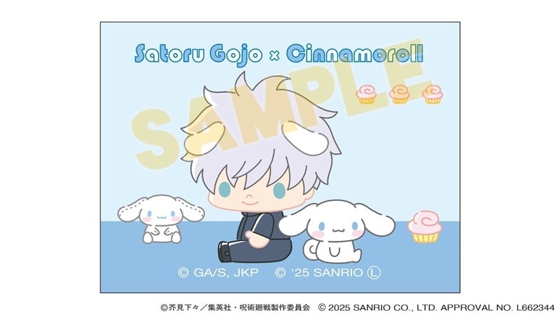 呪術廻戦 サンリオキャラクターズ キャンバスマグネット 五条悟×シナモロール 2025Ver.
 
2025年10月31日発売