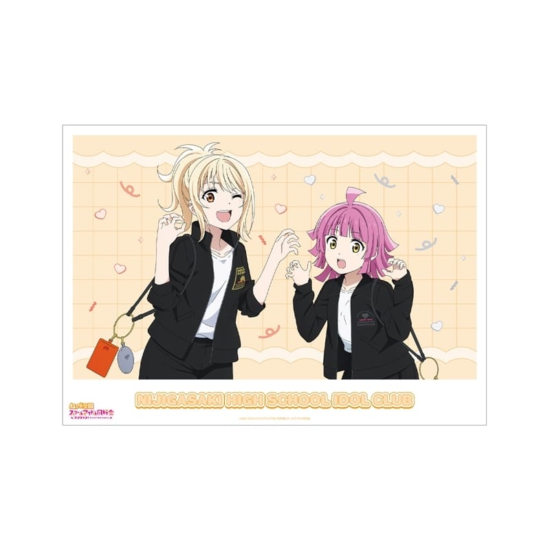 ラブライブ! ニジガク 描き下ろしイラスト 宮下 愛&天王寺璃奈 おそろいコーデver. A3マット加工ポスター【再販】
 
2025年11月17日発売