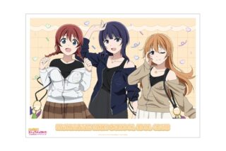 ラブライブ! ニジガク 描き下ろしイラスト 朝香果林&近江彼方&エマ・ヴェルデ おそろいコーデver. A3マット加工ポスター【再販】
 
2025年11月17日発売