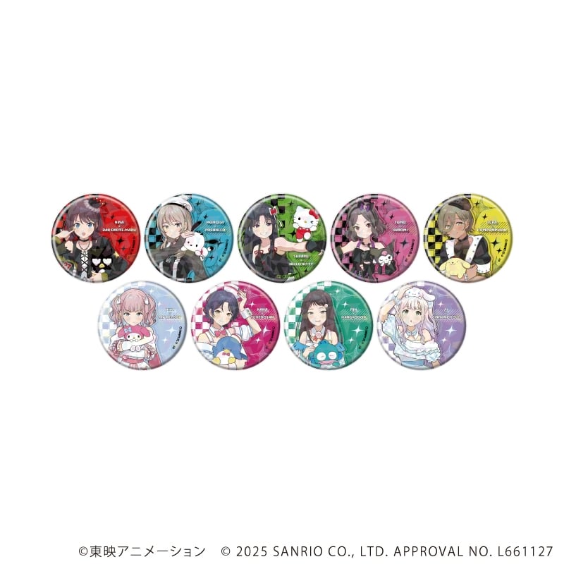 ガールズバンドクライ×サンリオキャラクターズ ホログラム缶バッジ(57mm)1月ブラインド(全9種) 等身デザイン(コラボイラスト)
 
2025年10月発売
で取扱中 (アニメイト)