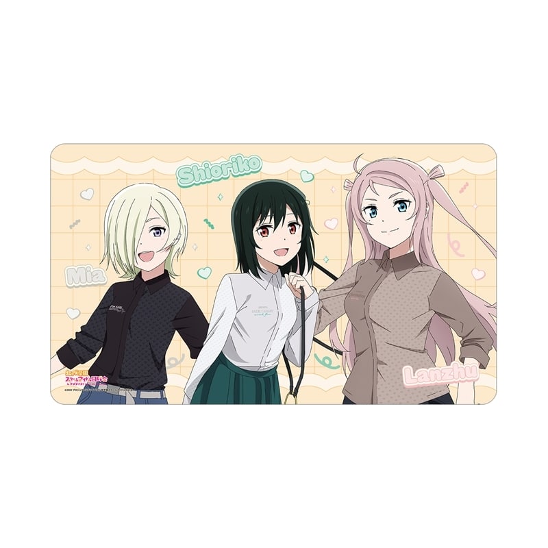 ラブライブ! ニジガク 描き下ろしイラスト 三船栞子&ミア・テイラー&鐘 嵐珠 おそろいコーデver. マルチデスクマット【再販】
 
2025年11月17日発売