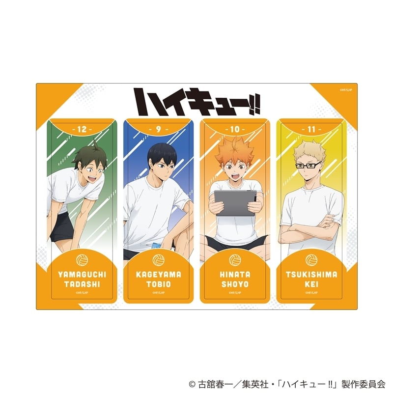 ハイキュー!! 描き下ろし4連クリアしおり 振り返りタイムVer. 烏野高校
 
2025年11月27日発売
