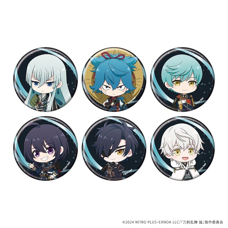 刀剣乱舞 廻 -虚伝 燃ゆる本能寺- ちびキャラトレーディング缶バッジB【全6種】
 
2024年10月25日発売
で取扱中 (アニメイト)