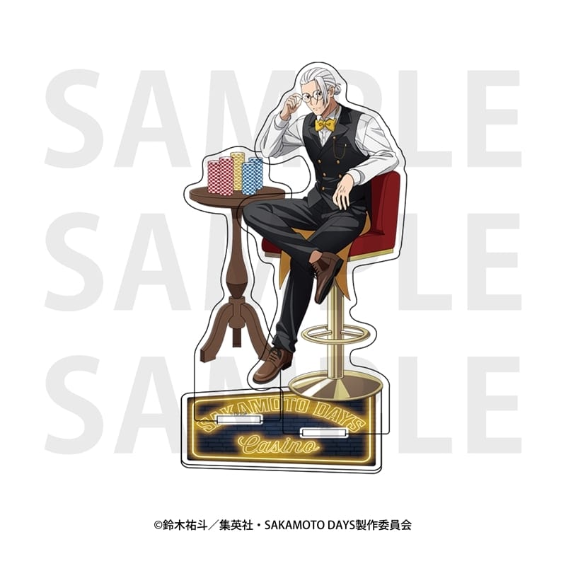 サカモトデイズ アクリルスタンド 描き下ろし等身カジノディーラー坂本太郎B 
2025年10月下旬発売