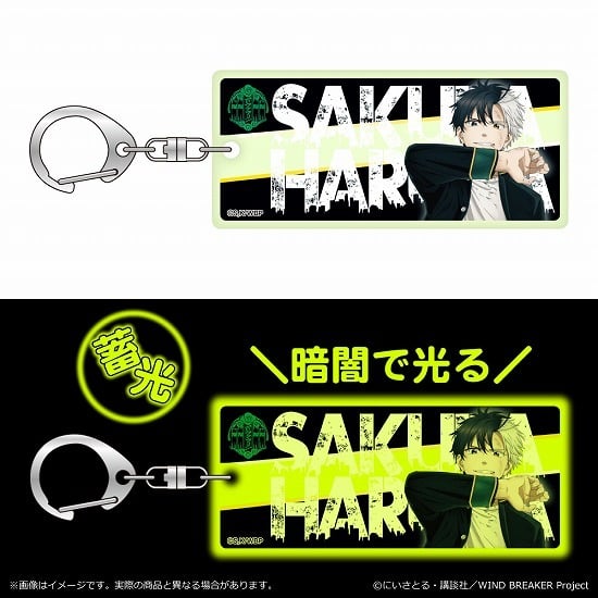 ウィンドブレイカー (ウィンブレ) 畜光キーホルダー 桜 遥     ホビーストックで2024年11月発売