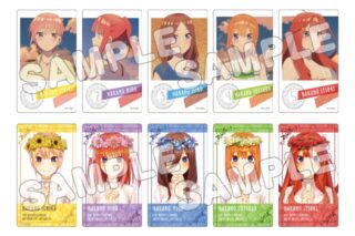 五等分の花嫁* トレーディングアクリルカード(全10種)
 
2025年10月発売