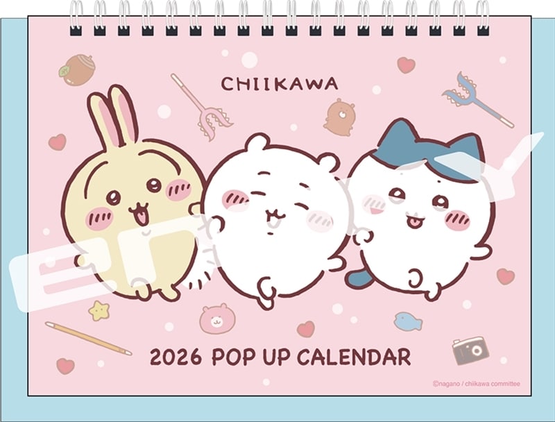 【カレンダー】ちいかわ CL-074 2026年ポップアップ卓上カレンダー
 
2025年11月発売