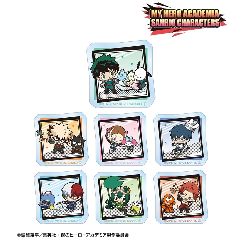 僕のヒーローアカデミア × サンリオキャラクターズ トレーディングアクリルステッカー 1年A組 ver.A【再販】
 
2025年11月17日発売