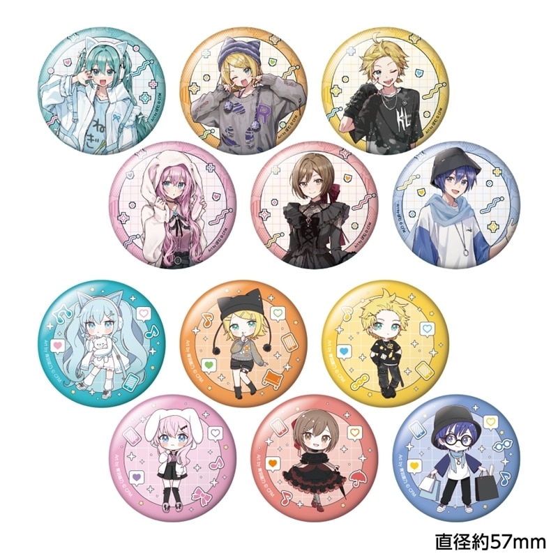初音ミク トレーディング缶バッジ akiba culture fashion
 
2025年11月下旬発売