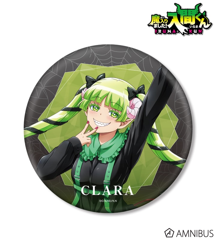 魔入りました! 入間くん 描き下ろし ウァラク・クララ ブラックコーデver. BIG缶バッジ 2025年10月下旬発売予定