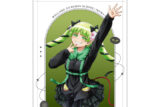 魔入りました! 入間くん 描き下ろし ウァラク・クララ ブラックコーデver. A3マット加工ポスター 2025年10月下旬発売予定