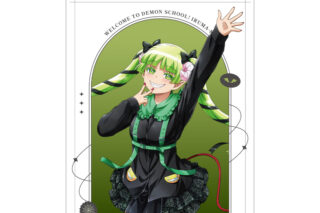 魔入りました! 入間くん 描き下ろし ウァラク・クララ ブラックコーデver. A3マット加工ポスター 2025年10月下旬発売予定