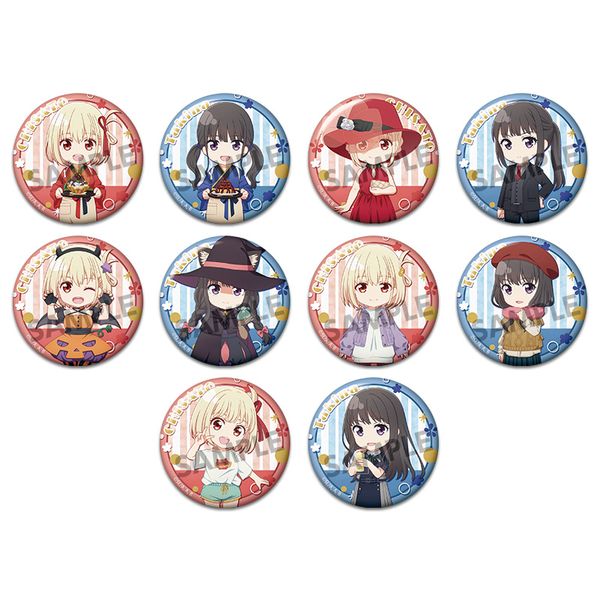 リコリス・リコイル ぴくりる! トレーディング缶バッジ 【1BOX】 キャラアニで
                                                2025年10月発売