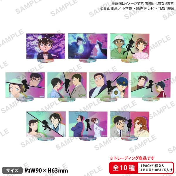 名探偵コナン トレーディングアクリルスタンド ロマンス オーロラver. 【1BOX】 キャラアニで発売