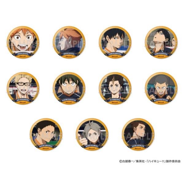 ハイキュー!! トレーディング缶バッジ〜烏野セレクションVol.2〜 【1BOX】 キャラアニで
                                                2025年10月発売